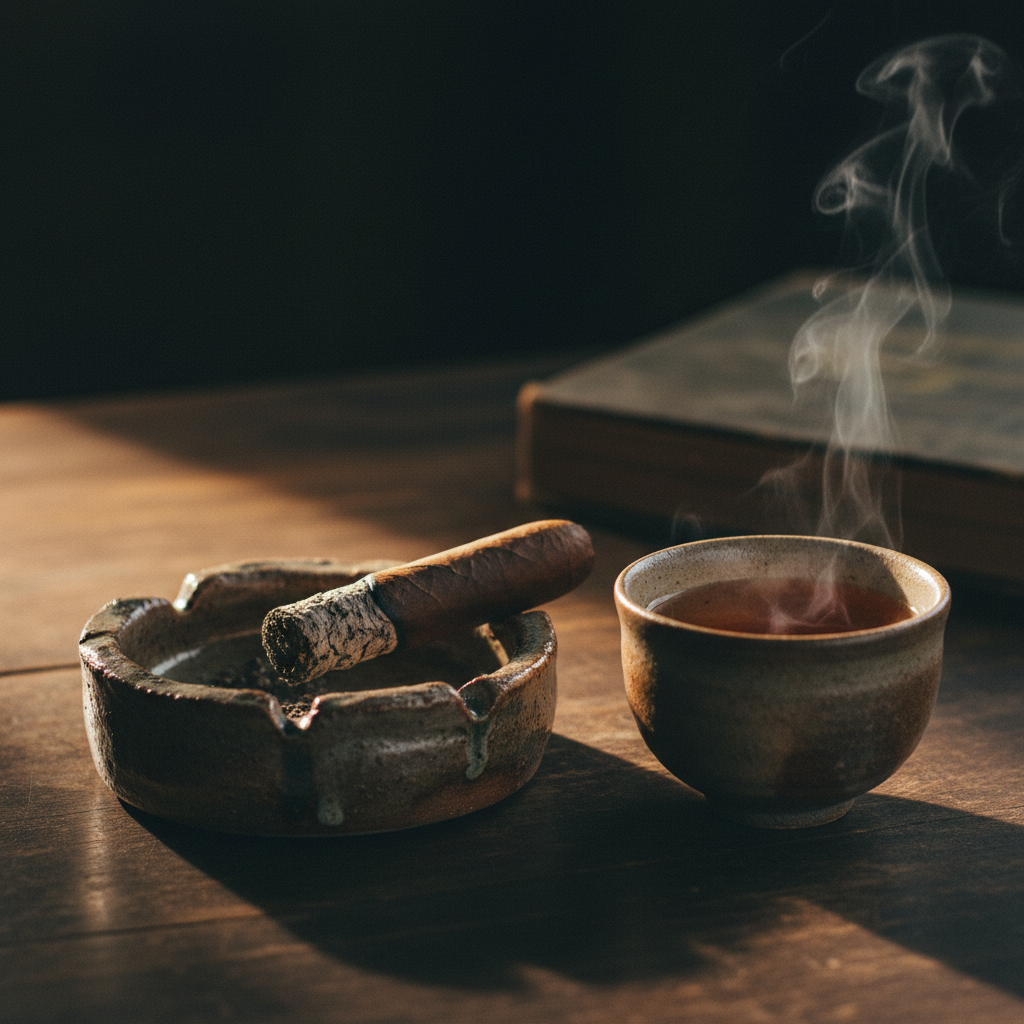 The Quiet Alternative: On Tea and Cigars — essay by Eric Schleien for the SmokeDaddy Cigar Company Journal The Quiet Alternative: On Tea and Cigars — essay by Eric Schleien for the SmokeDaddy Cigar Company Journal